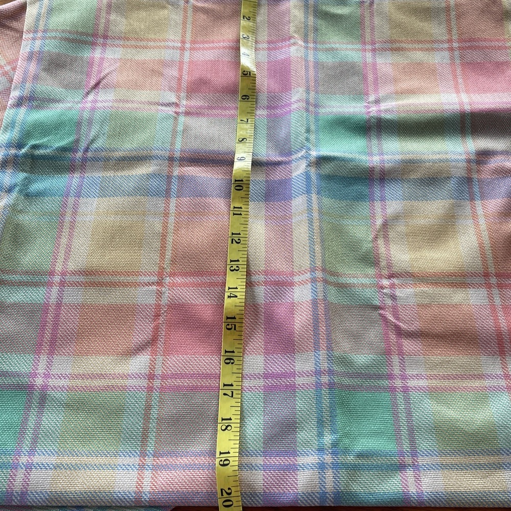 NEW Pastel Plaid Pillow Covers🌺 - Picture 4 of 4